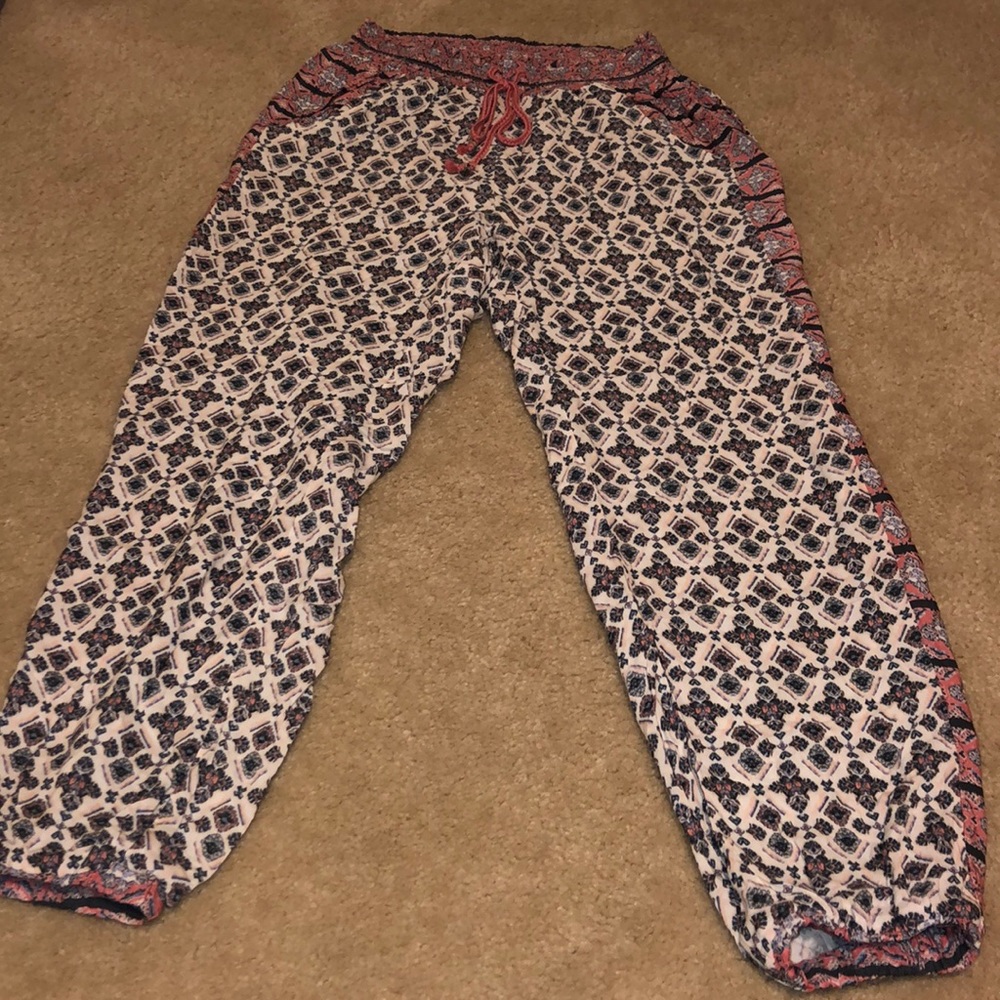 Boho stretchy pants